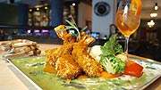 Camarones al Coco con Salsa